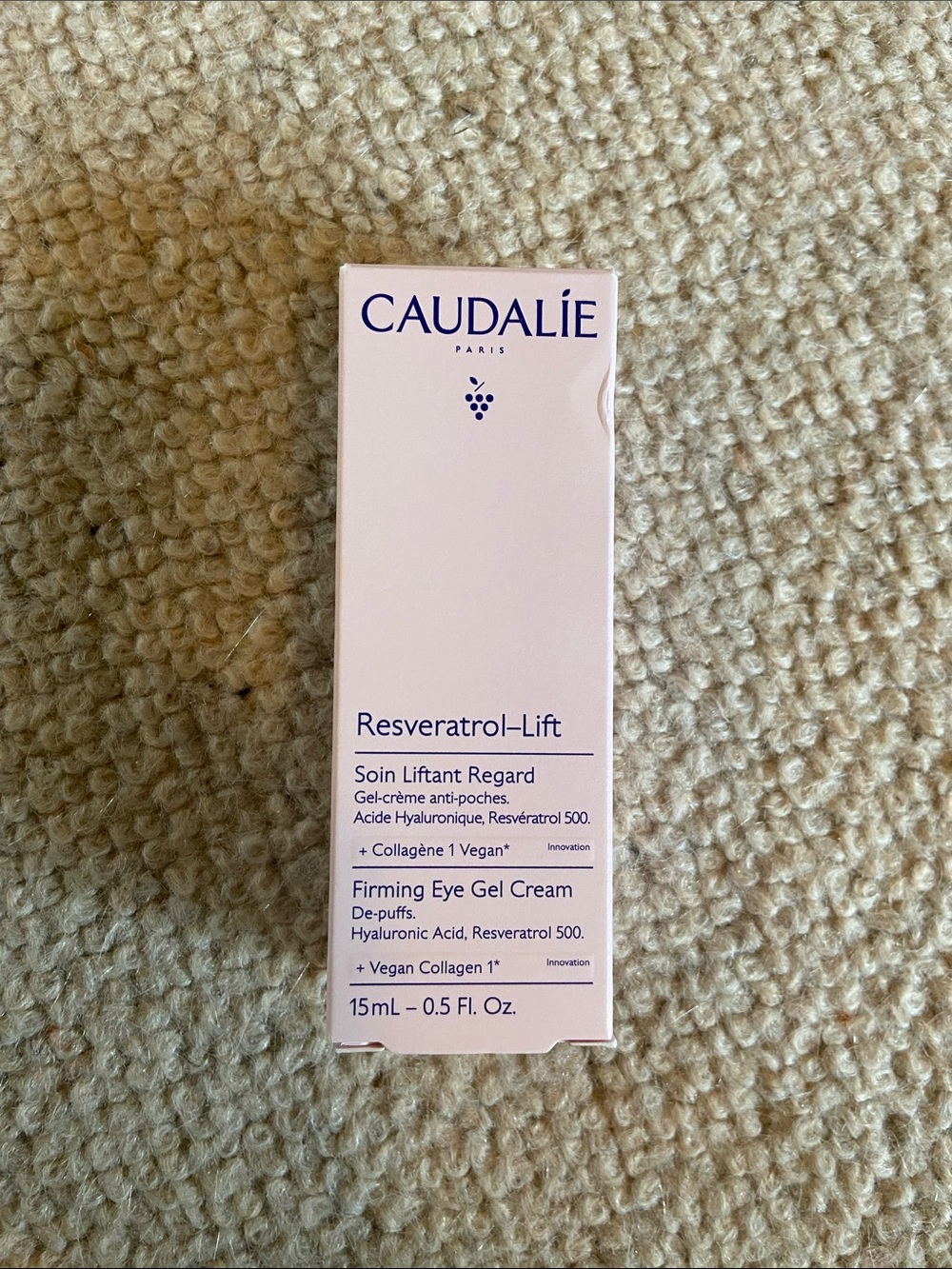 BNIB Caudalie Resveratrol-Lift Firming Eye Gel Cream. 15ml